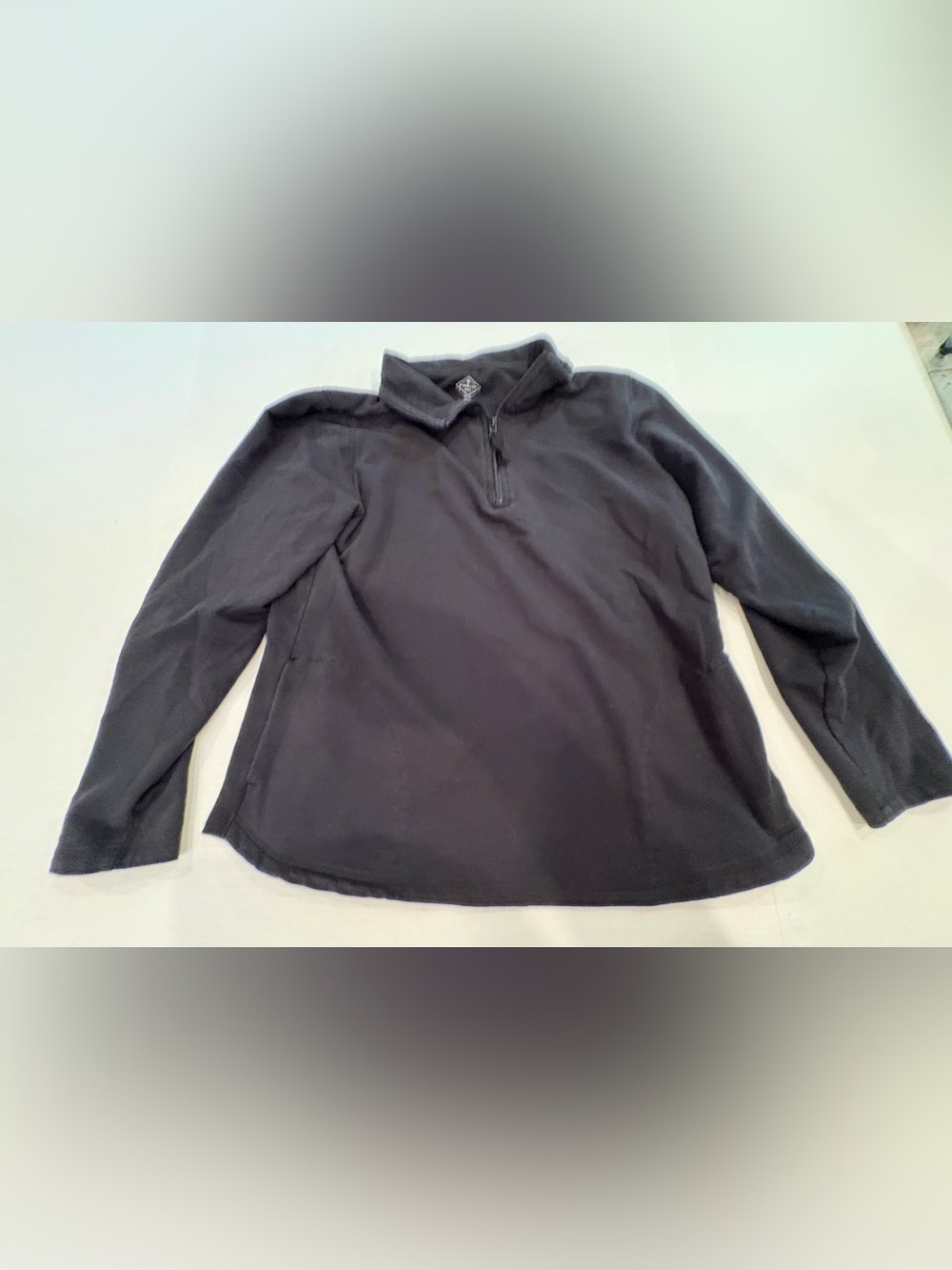 St. John's Bay Black Classic Quarter-Zip